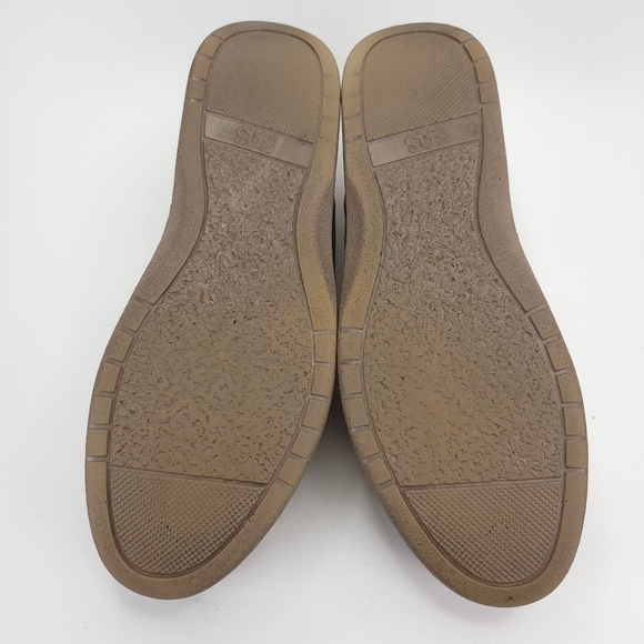 SAS Free Time Leather Diabetic Walking Shoes Grey Lace Up Womens Size 9 - Picture 6 of 7